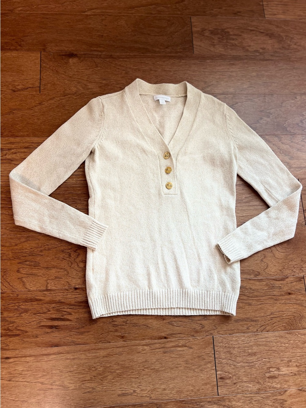 Charter Club Gold Knit Sweater